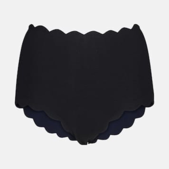 MARYSIA high waisted reversible blue/ black bikini bottoms - Picture 2 of 5